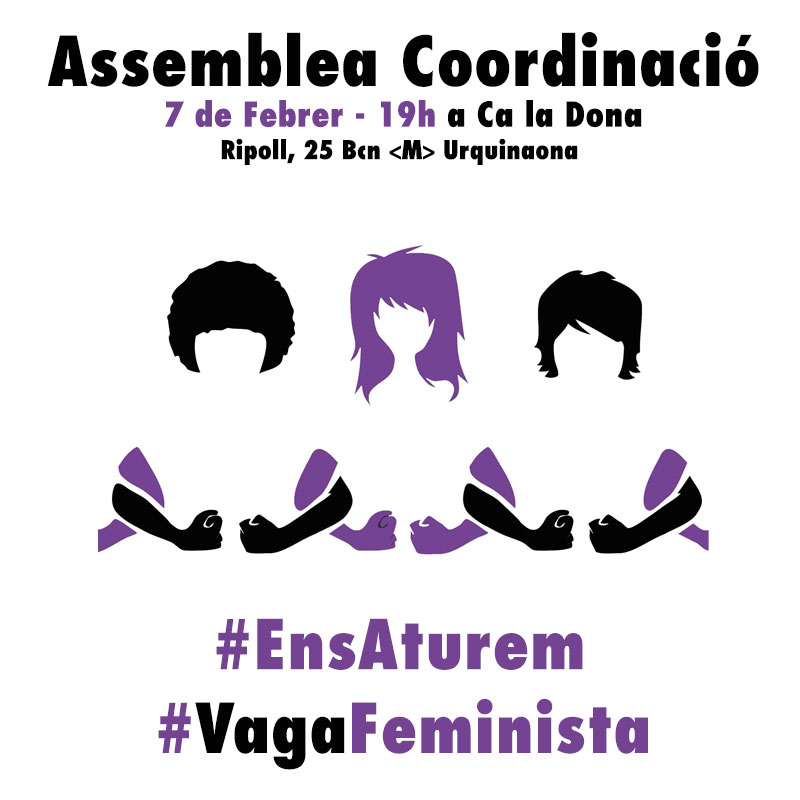 Assemblea coordinació vaga feminista