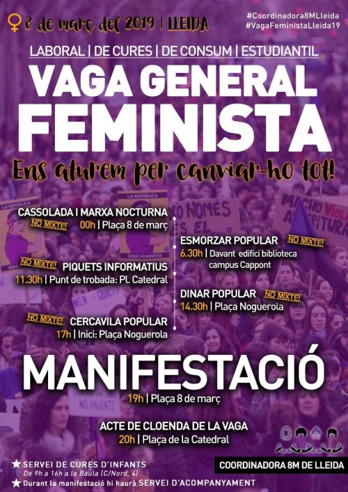 8 de març a Lleida