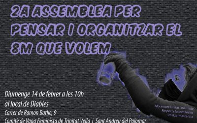 2a assemblea per pensar i organitzar el 8m que volem