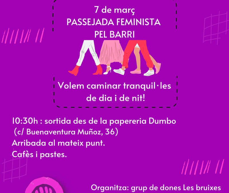 Passejada feminista c/ Buenaventura Muñoz