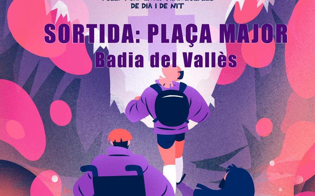 Passejada feminista a Badia del vallès