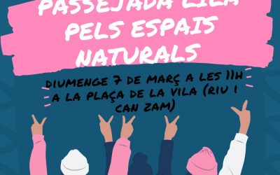 Passejada Feminista per Can Zam i pel riu.