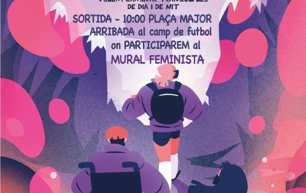 Passejada feminista a La Sénia
